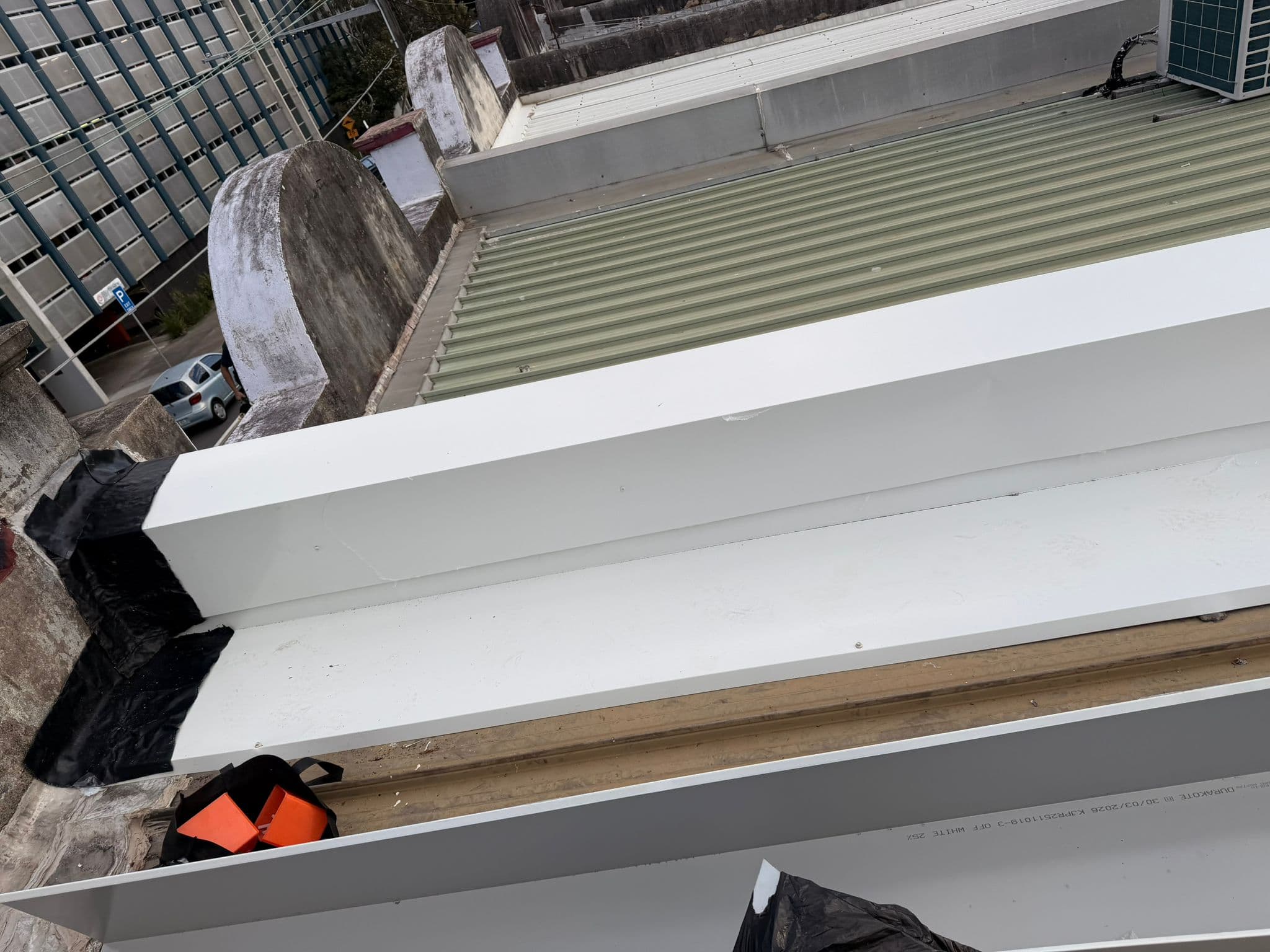 Before: Leaking Restaurant Roof Repair - Kogarah